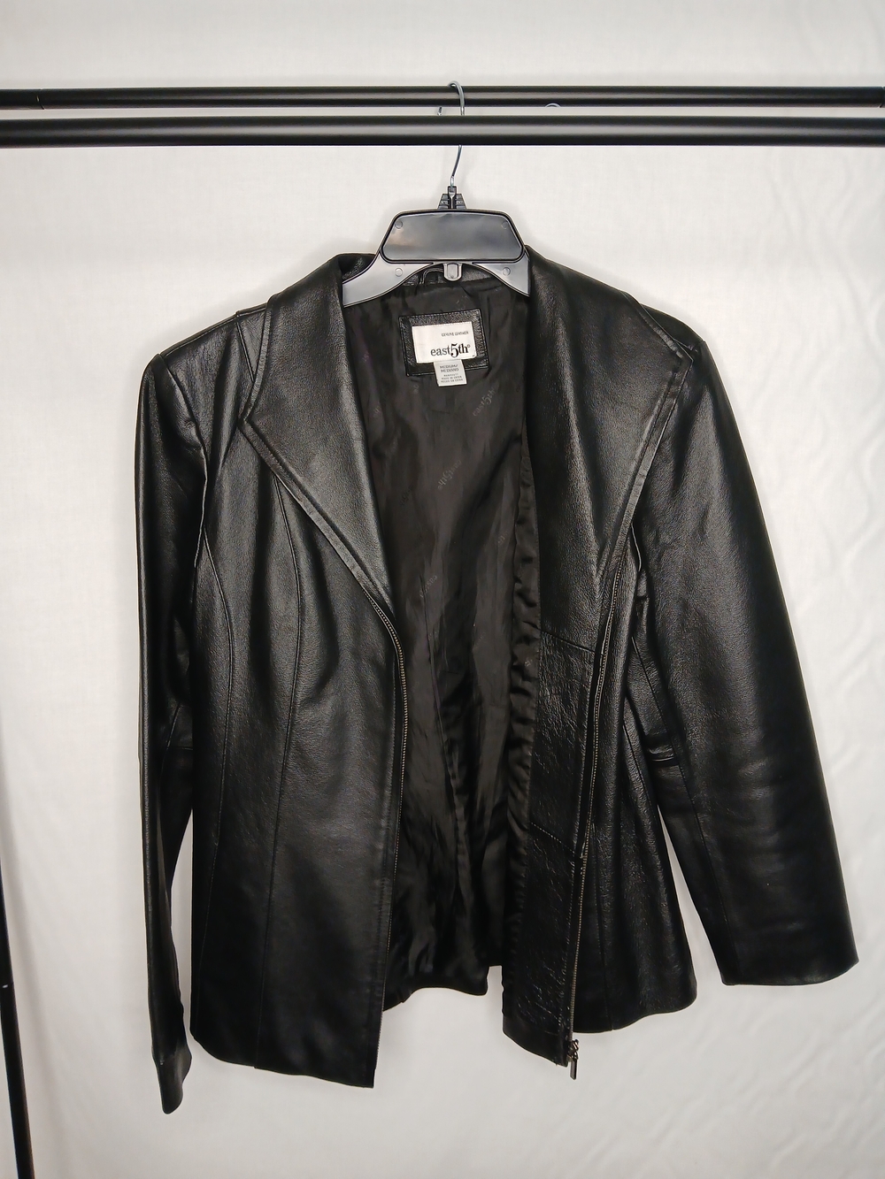 East 5th Black Leather Women's Jacket